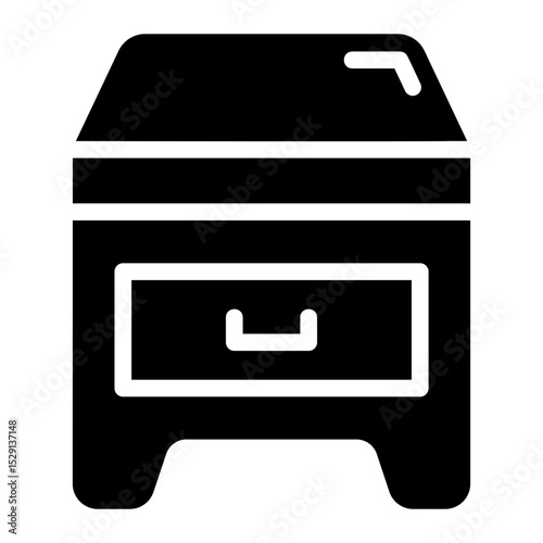 filing cabinet Solid icon