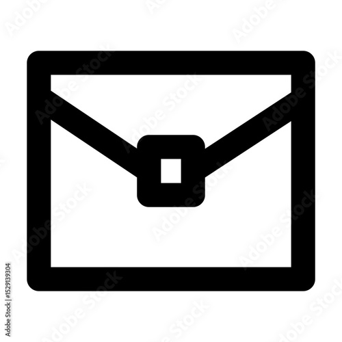 Clean and modern line vector icon of a case, representing business themes. Perfect for mobile apps, infographics, UI/UX designs. This scalable SVG is ideal for digital or print projects.