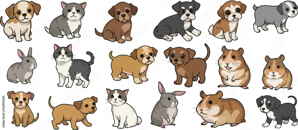 Obraz premium Collection of Animals