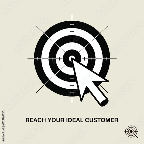 Target marketing reaching ideal customer online
