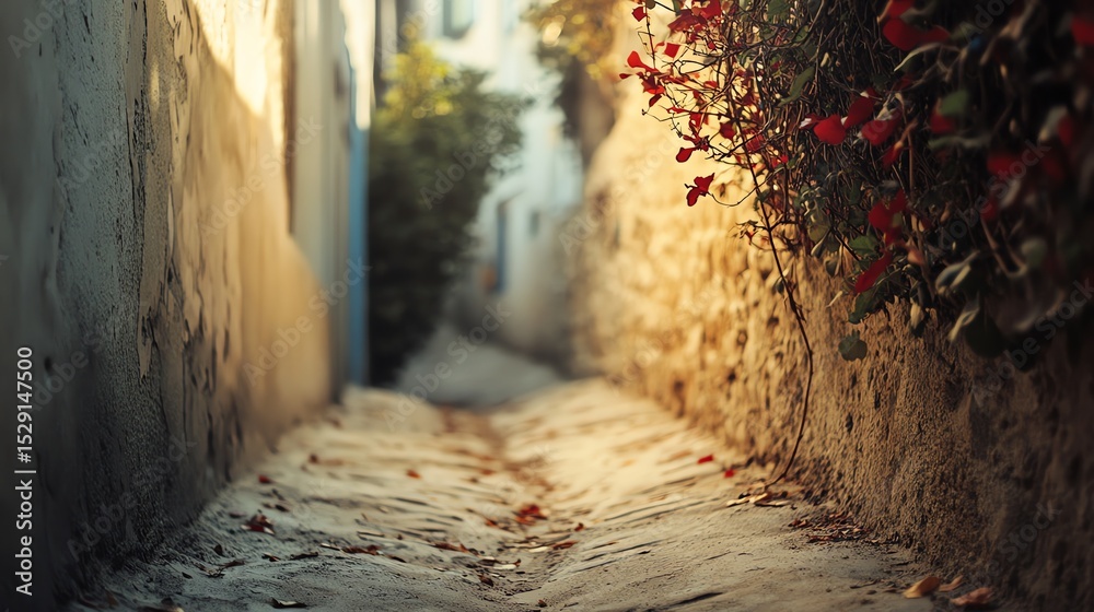 Fototapeta premium narrow street in the old city of jerusalem