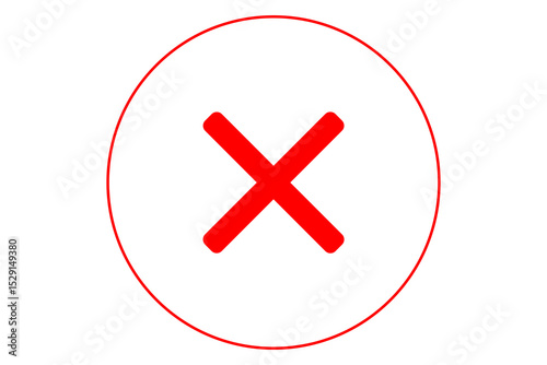 red cancel icon png file transparent background