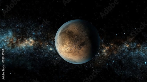 Astonishing Astrophotography of Mars Captivating Surface Details and Distant Cosmic Perspective