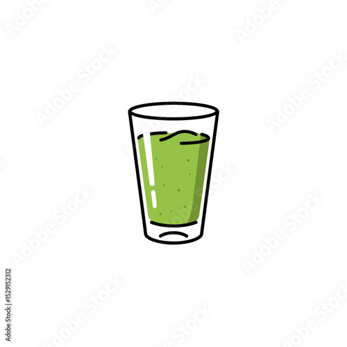 Simple Green Smoothie in a Glass