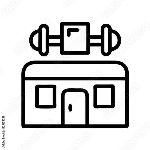 Healthy Lifestyle Vector Icon Set Fitness, nutrition, exercise, wellness, sleep, yoga, meditation, heart rate, gym, hiking, cycling, sports, health monitoring icons
