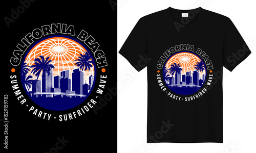 califorina beach t shirt design,summer t shirt design,streetwear t shirt design