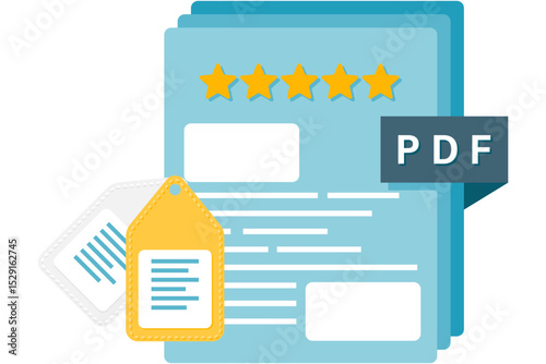 document with highlighted rating section