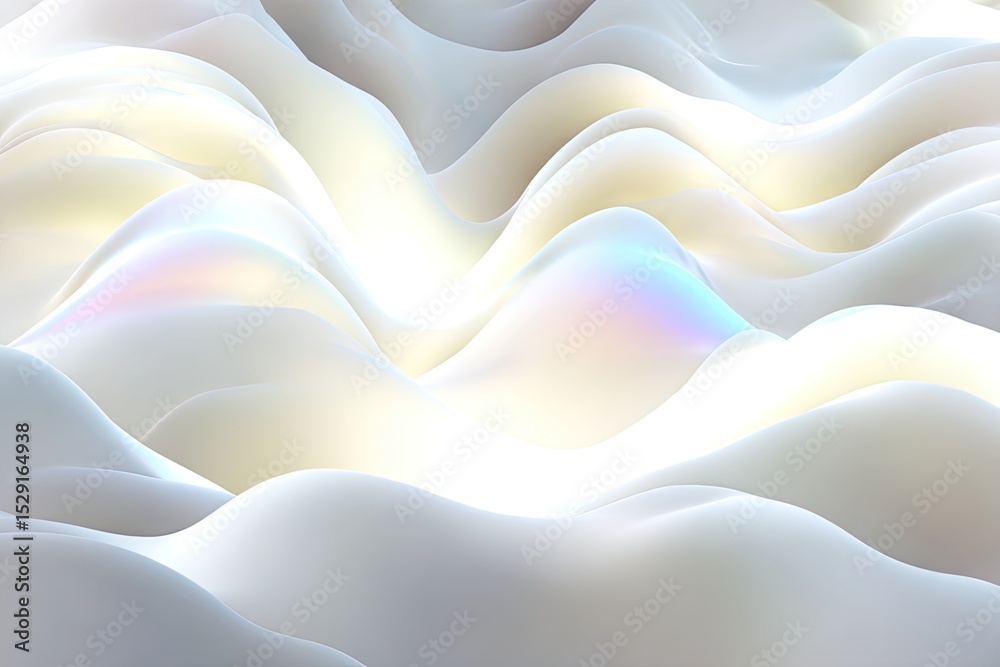 Obraz premium Abstract Wave Background With Iridescent Colors