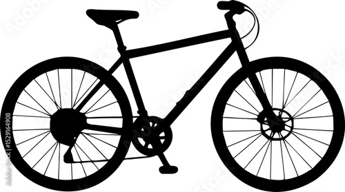 Bicycle Silhouette - Side View

