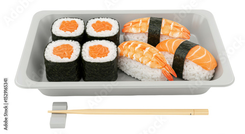 Isolated Sushi Tray