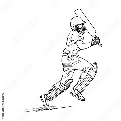 Cricketer in a full sprint to catch a high ball in the outfield, emphasizing teamwork