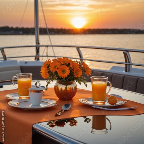 breakfast on the beach