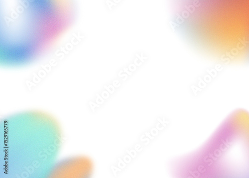 Abstract Pastel Background Soft Colorful Blurred Shapes