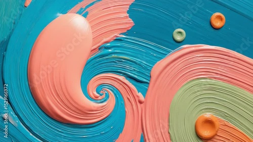 Wallpaper Mural Vibrant Abstract Texture with Fluid Watercolor Patterns and Bright Color Splashes Torontodigital.ca