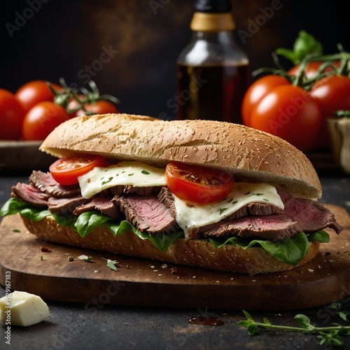 ham and cheese sandwich