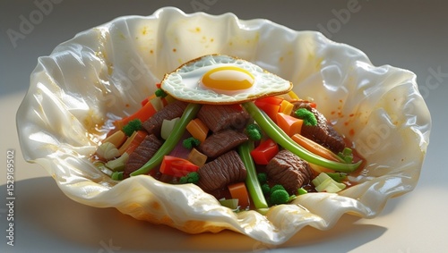 salad with seafood