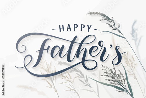 Father’s Day” in bold blue handwritten on white background