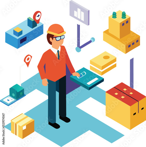 Augmented Reality in Factory Floor  
