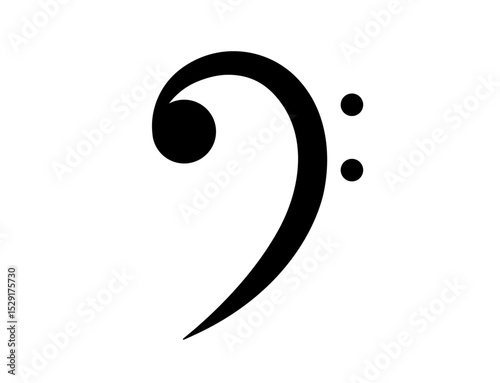 F clef music icon 17A