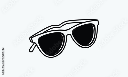Summer sunglass silhouette,  black vector VARIOUS SUMMER SUNGLASS, palm trees summer sunglasses silhouette 