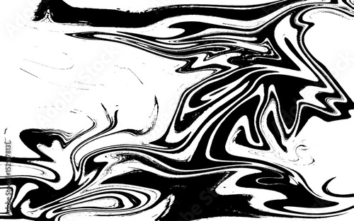 Abstract background, like stone marble. Hand painted ebru art background. Abstract marble distorted monochrome background. Vector ink liquid psychedelic pattern 
