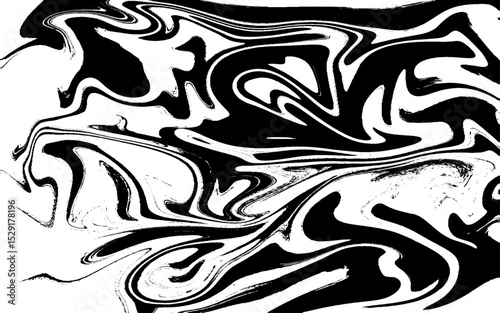 Abstract background, like stone marble. Hand painted ebru art background. Black and white Marble texture background. Monochrome marbling texture. Abstract background for your design.