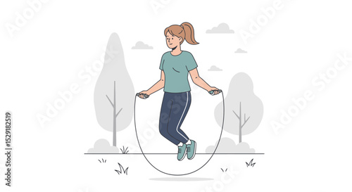 Jump Rope Workout: Fitness in the Park