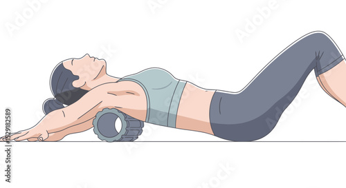 Foam Roller Back Stretch: Wellness & Recovery