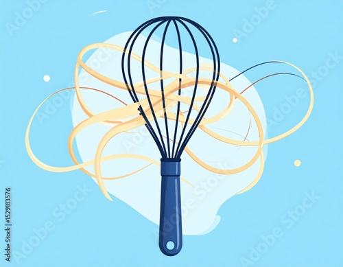 Whimsical Kitchen Whisk Design