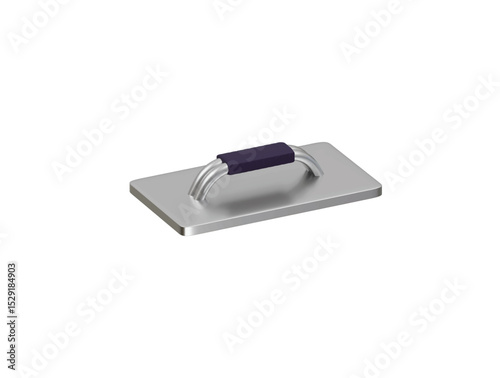 plastering trowel icon 3d illustration render