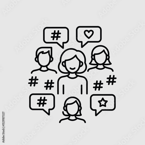 Social media network group online community connection