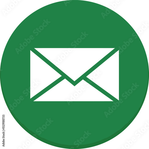 Email Icon: A simple, elegant email icon, rendered in a clean and modern style. Representing connection, communication, and digital correspondence.