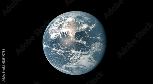 Detailed View Of Planet Earth From Space