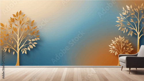 Background gradient abstract summer color beige Yellow Blue overlay pattern gold wallpaper beige Shadow Texture Leaf Summer Autumn Wall Light Abstract Floor Wall Orange Brown Tree Gradient Two Tone