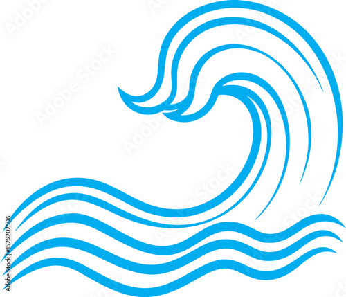 abstract background with waves