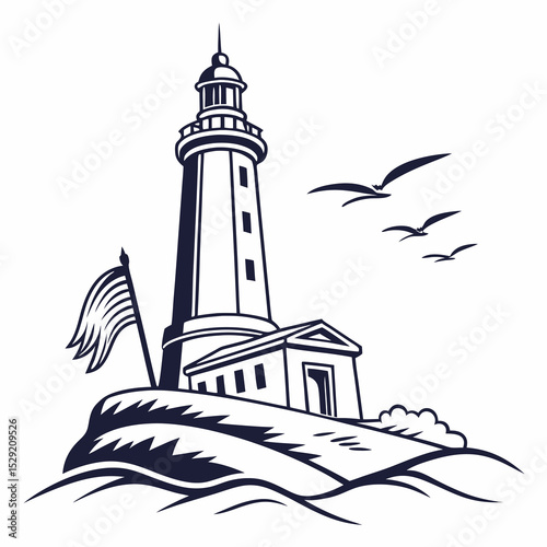 lighthouse on the beach
