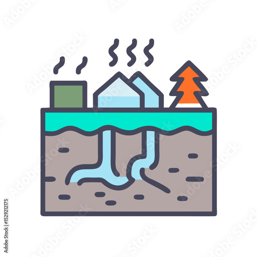 New energy solution icon set solar, energy, wind, biomass, geothermal, hydropower, renewable, sustainable, efficiency, wave, eolic, battery, storage, grid, turbine, hydrogen, and generator icons