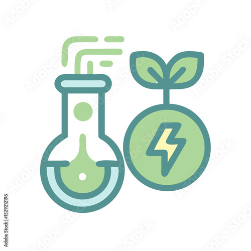 New energy solution icon set solar, energy, wind, biomass, geothermal, hydropower, renewable, sustainable, efficiency, wave, eolic, battery, storage, grid, turbine, hydrogen, and generator icons