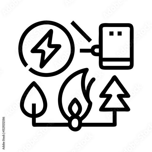 New energy solution icon set solar, energy, wind, biomass, geothermal, hydropower, renewable, sustainable, efficiency, wave, eolic, battery, storage, grid, turbine, hydrogen, and generator icons