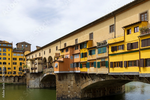 view of Florence with Arno river	
