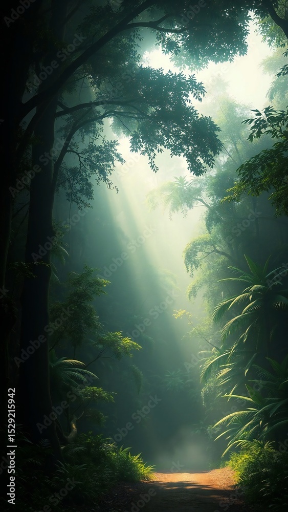 Fototapeta premium Deep Rain Forest