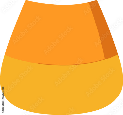 Classic Candy Corn Halloween Sweet Vector Illustration