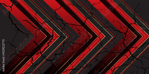 Black social media cover design, abstract background, cover template, geometric backdrop, headline vector illustration