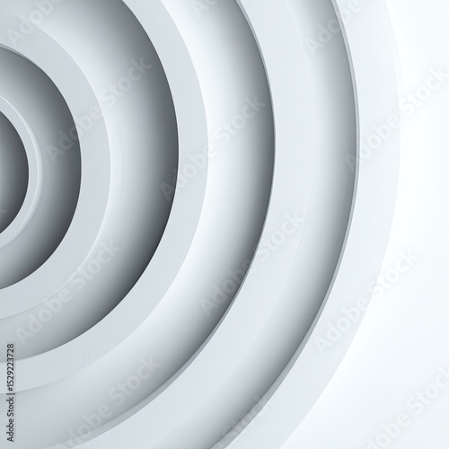 Abstract Concentric Circles Graphic Design
