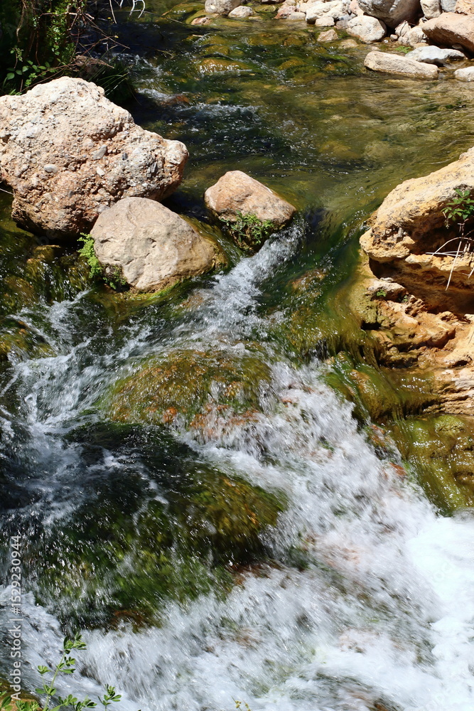 Idyllic natural area in the interior of the Region of Murcia, the Salto del Usero in Bullas Idyllic natural area in the interior of the Region of Murcia, the Salto del Usero in Bullas
