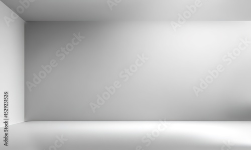 Wallpaper Mural Empty Modern White Room Interior Design Torontodigital.ca