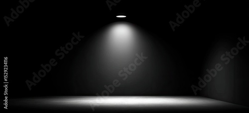 Spotlight Illuminating Empty Room