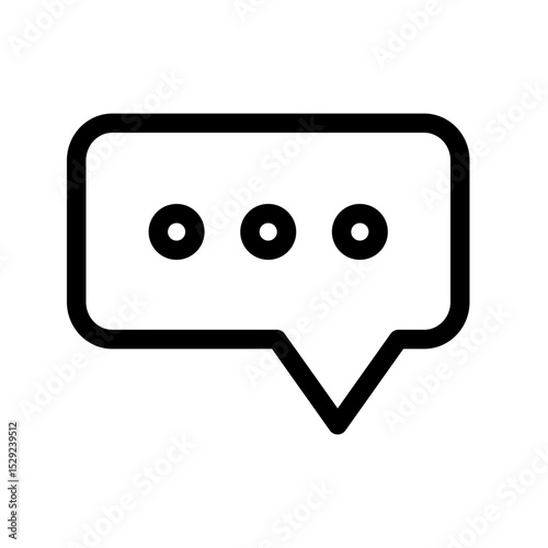 Bubble speech icon design template SVG