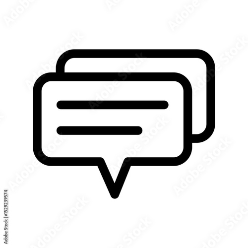 Bubble speech icon design template SVG