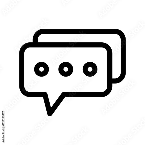 Bubble speech icon design template SVG